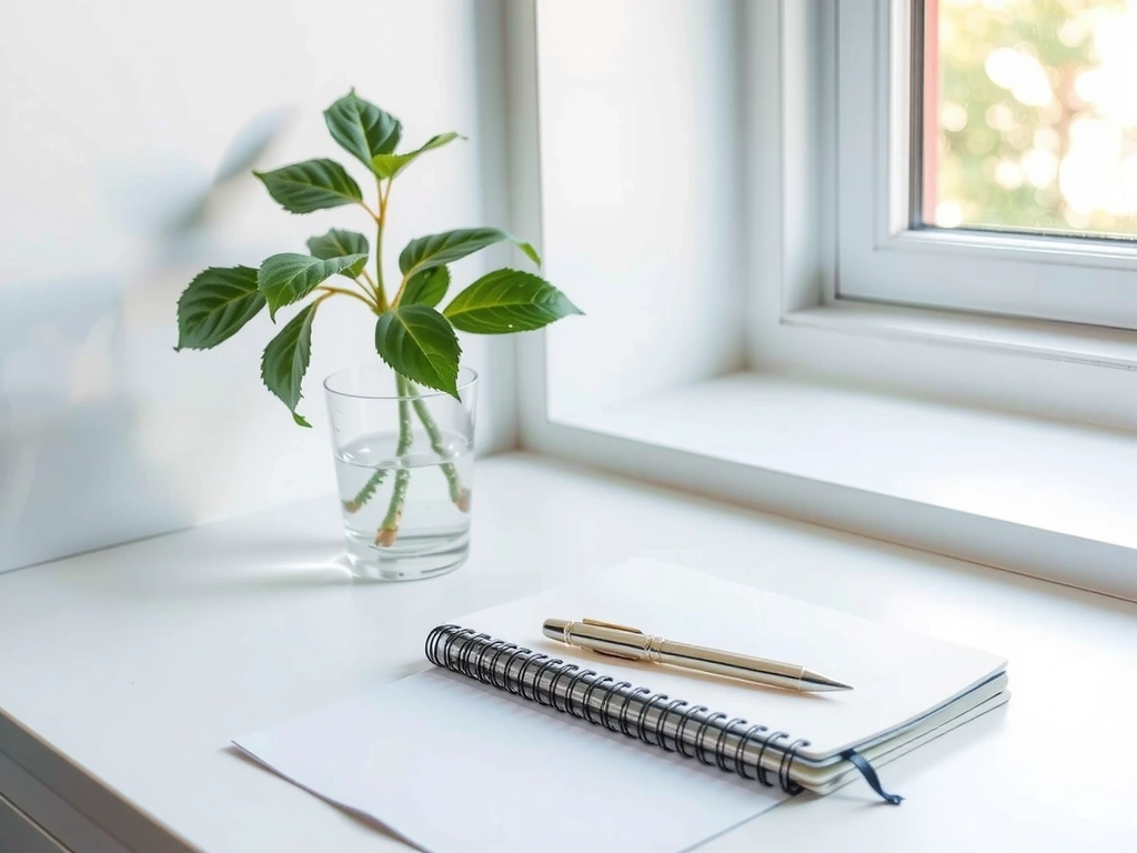 Mindful journal setting